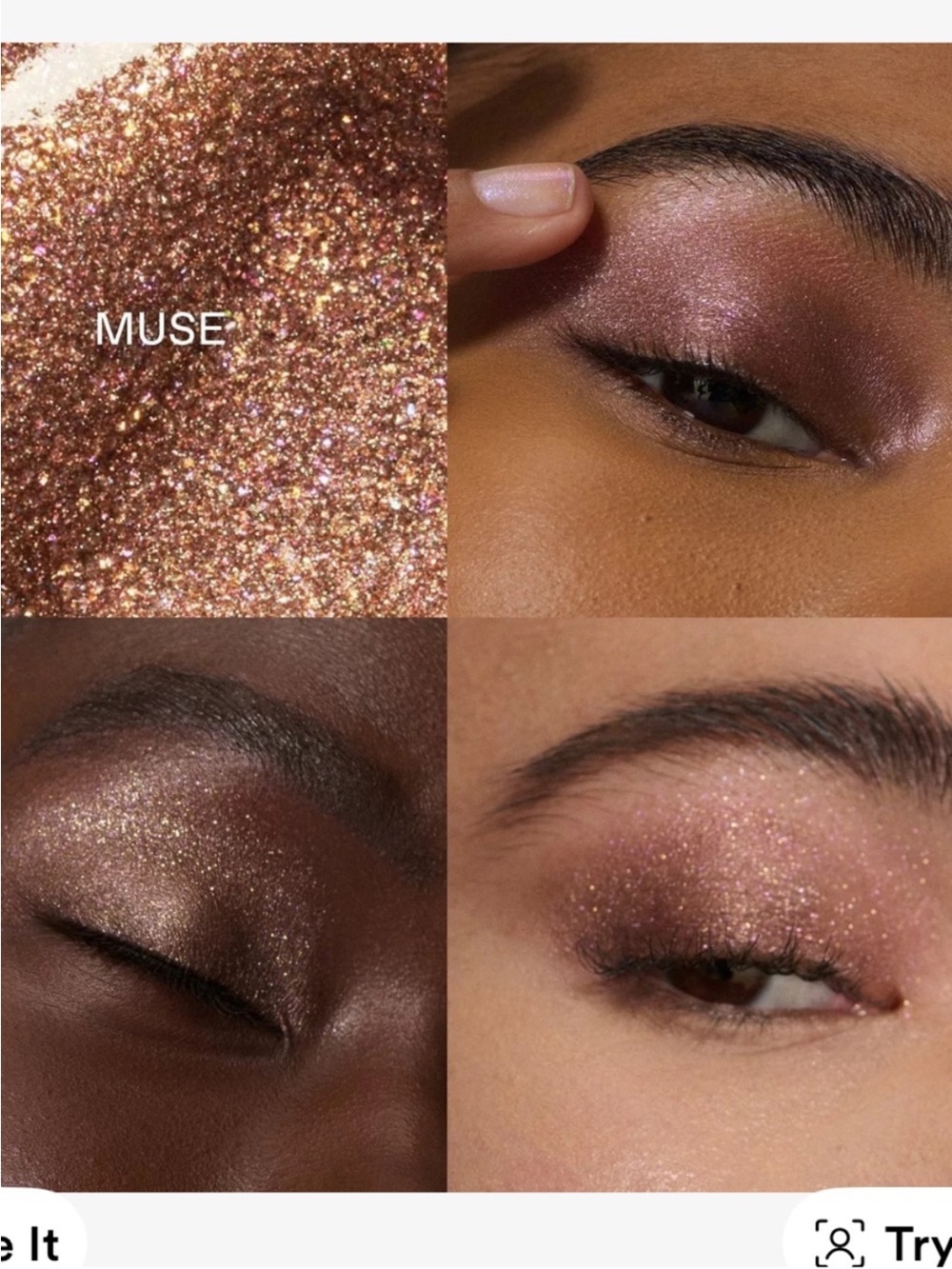 REM Beauty Muse starlet lustrous liquid eyeshadow new in box full size